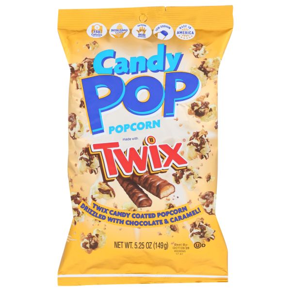 CANDY POP POPCORN: Twix Candy Pop Popcorn, 5.25 oz