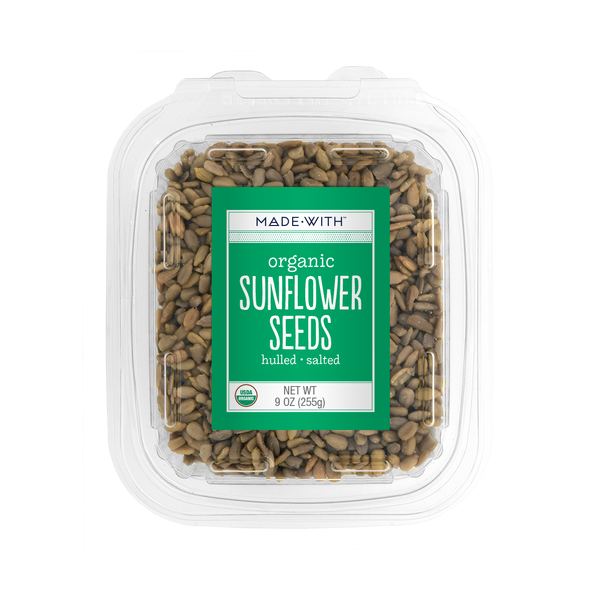MADE WITH: Organic Salted Sunflower Seeds Tub, 9 oz