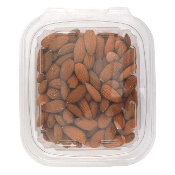 NO LABEL: Natural Whole Raw Almonds Tub, 7 oz