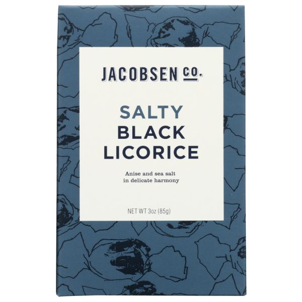 JACOBSEN SALT CO: Licorice Black Salty, 3 oz