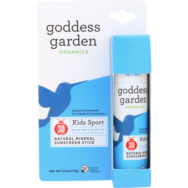 GODDESS GARDEN: Sunscreen Kids SPF 30, 0.6 oz