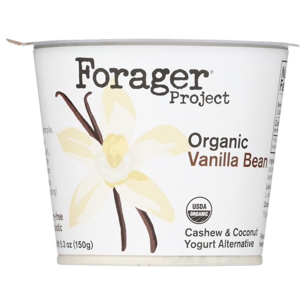 FORAGER: Organic Vanilla Bean Cashew & Coconut Yogurt, 5.3 oz