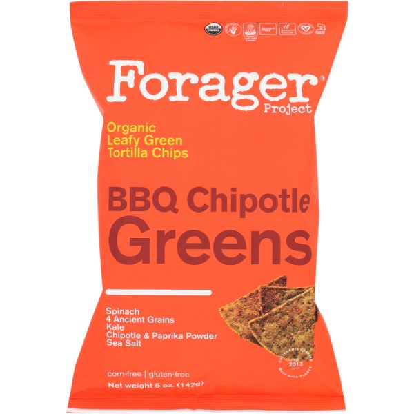 FORAGER PROJECT: BBQ Chipotle Greens Vegetable Chips, 5 oz