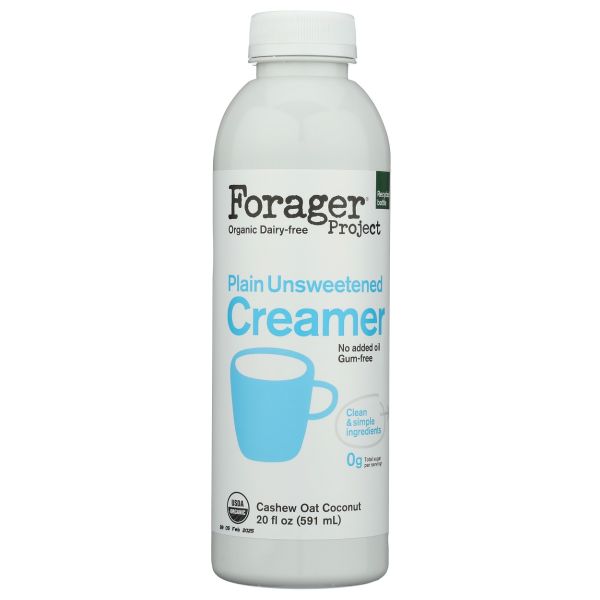 FORAGER PROJECT: Plain Unsweetened Dairy-Free Creamer, 20 fo