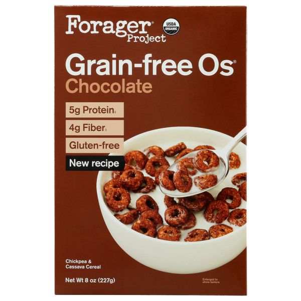 FORAGER: Chocolate Gluten Free Cereal, 8 oz