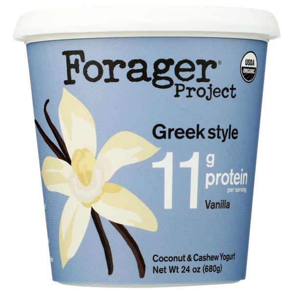 FORAGER PROJECT: Vanilla Greek Style Yogurt, 24 oz