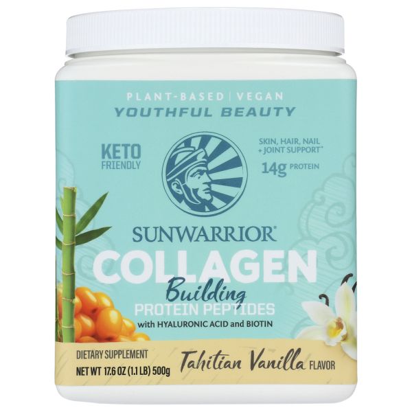 SUNWARRIOR: Collagen Building Tahitian Vanilla, 500 gm