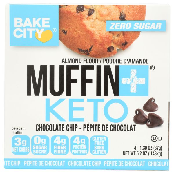 BAKE CITY: Muffin Chocolate Chip, 5.2 oz