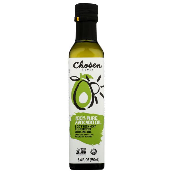CHOSEN FOODS: 100% Pure Avocado Oil Refined, 250 ml
