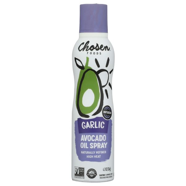 CHOSEN FOODS: Garlic Avocado Oil Spray 4.7 oz