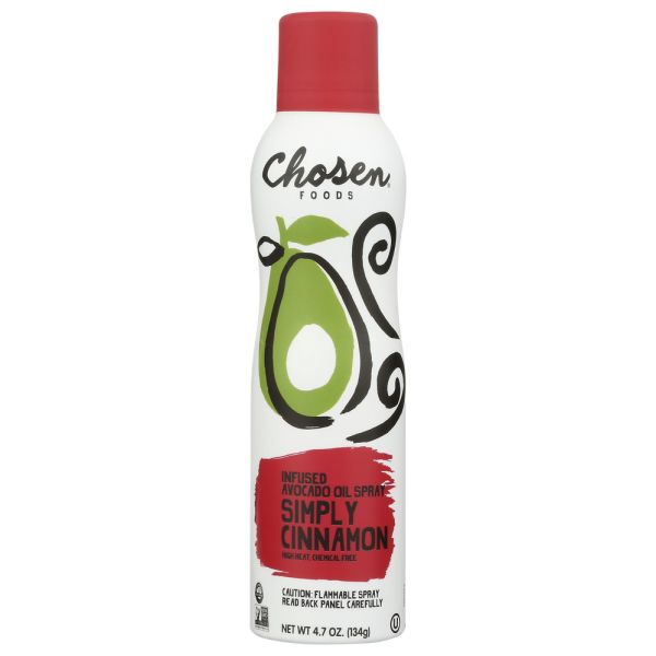 CHOSEN FOODS: Simply Cinnamon Avocado Oil Spray, 4.7 oz