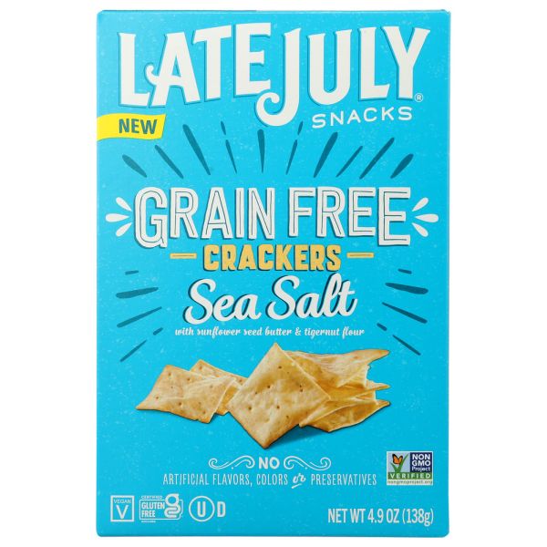 LATE JULY: Cracker Sea Salt, 4.9 oz