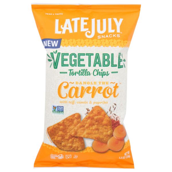 LATE JULY: Chip Veggie Mltgrn Carrot, 5.5 oz