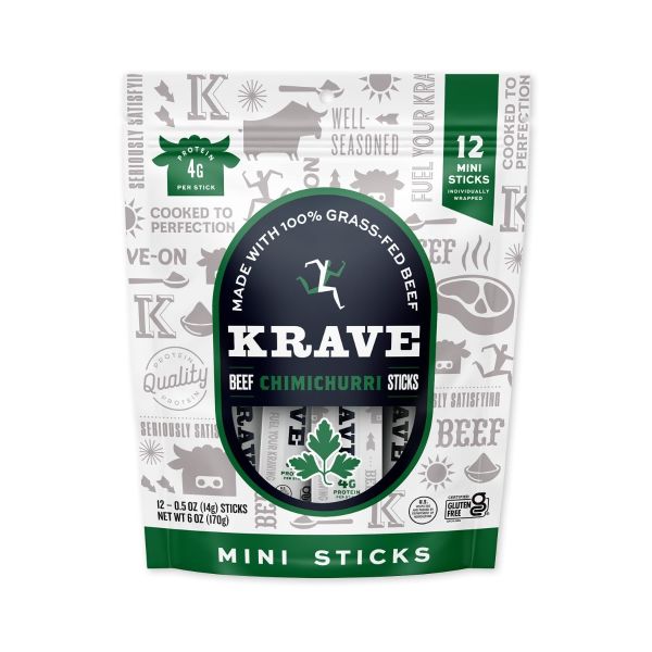 KRAVE: Chimichurri Beef Mini Sticks, 12 ea