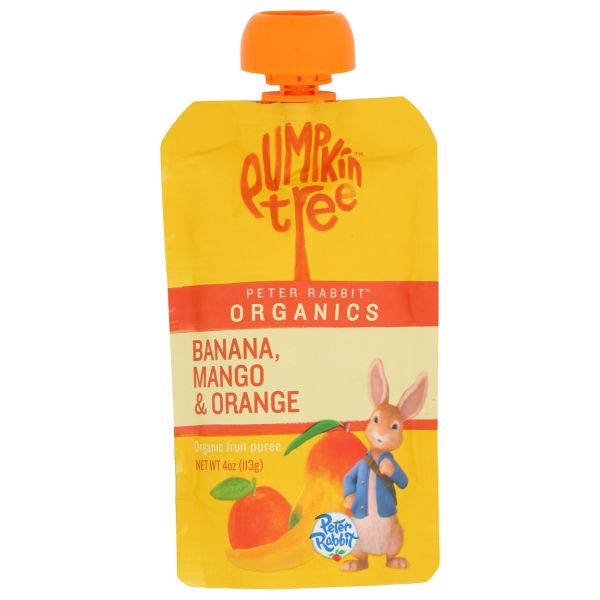 PETER RABBIT: Baby Mango Banana Orange Organic, 4 oz