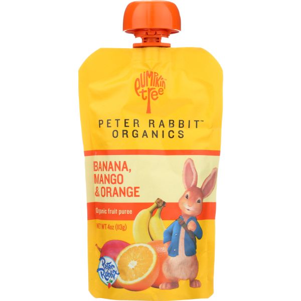 PETER RABBIT: Baby Mango Banana Orange Organic, 4 oz