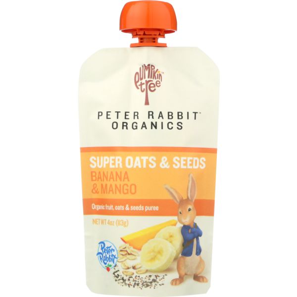 PETER RABBIT: Baby Food Banana Mango, 4 oz