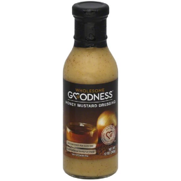 WHOLESOME GOODNESS: Dressing Honey Mustard, 12 oz