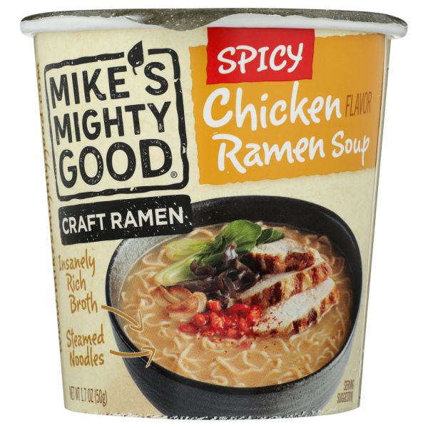 MIKES MIGHTY GOOD: Soup Chkn Ramen Spicy, 1.7 oz