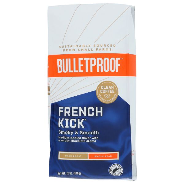 BULLETPROOF: Coffee French Kick Whole Bean, 12 oz