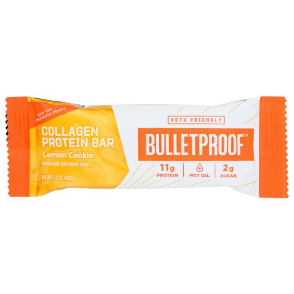 BULLETPROOF: Lemon Cookie Protein Bar, 1.58 oz