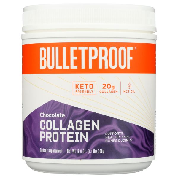 BULLETPROOF: Collagen Protein Pwdr Cho, 17.6 oz