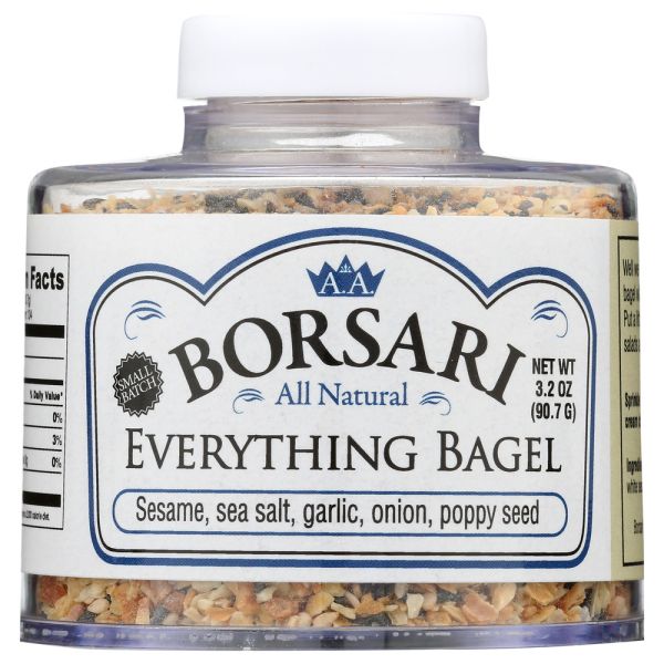 BORSARI: Everything Bagel Seasoning, 3.2 oz