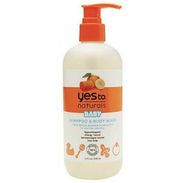 YES TO: Carrots Naturals Baby Shampoo and Body Wash, 12 oz