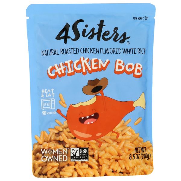 4SISTERS: Chicken Bob Flavored White Rice, 8.5 oz