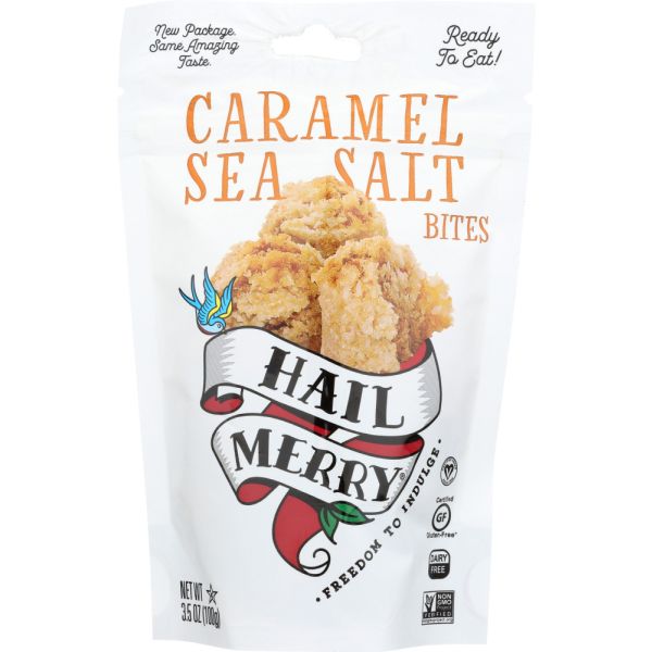 HAIL MERRY: Merry Bites Caramel Sea Salt, 3.5 oz