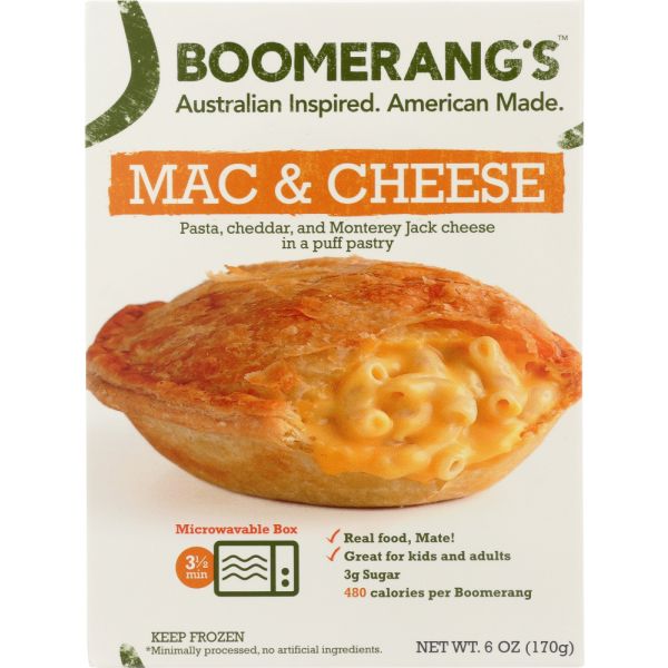 BOOMERANGS: Mac and Cheese Pie, 6 oz