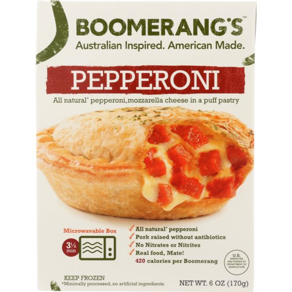 BOOMERANGS: Pepperoni Pie, 6 oz