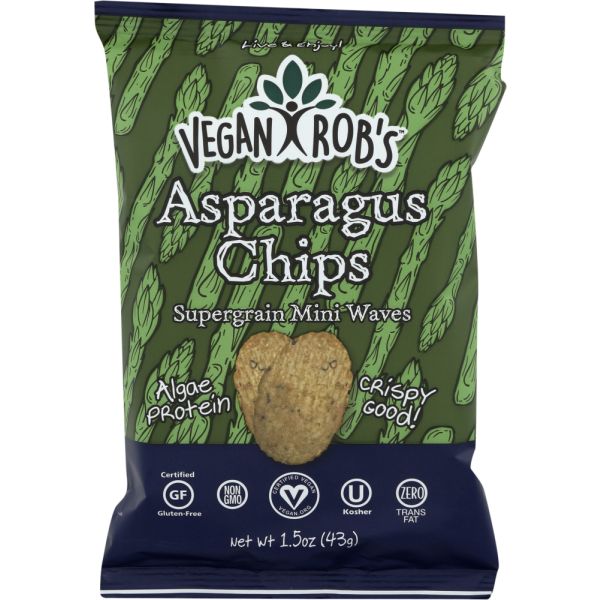 VEGANROBS: Asparagus Chips, 1.5 oz