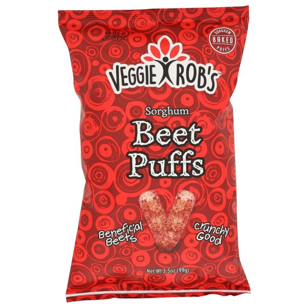 VEGANROBS: Beet Puffs, 3.5 oz