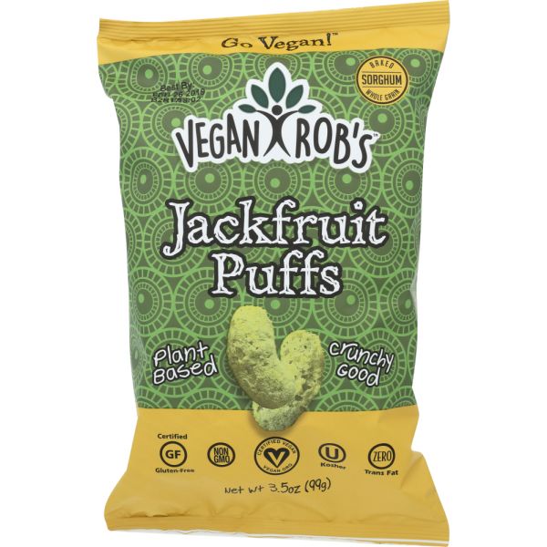 VEGANROBS: Jackfruit Puffs, 3.5 oz