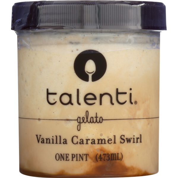TALENTI: Vanilla Caramel Swirl Gelato, 1 pt
