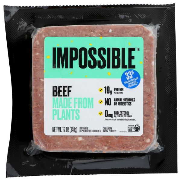 IMPOSSIBLE FOODS: Burger Plant-Based Meat, 12 oz
