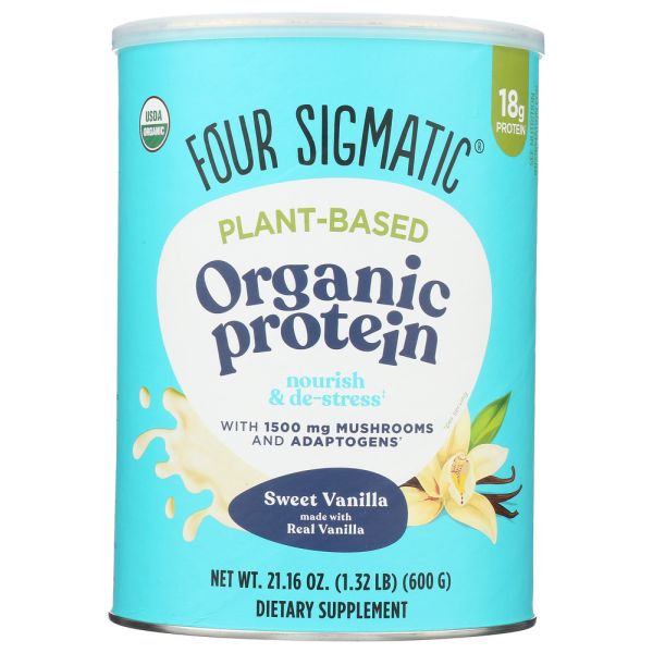 FOUR SIGMATIC: Protein Plant Vanilla, 21.6 oz
