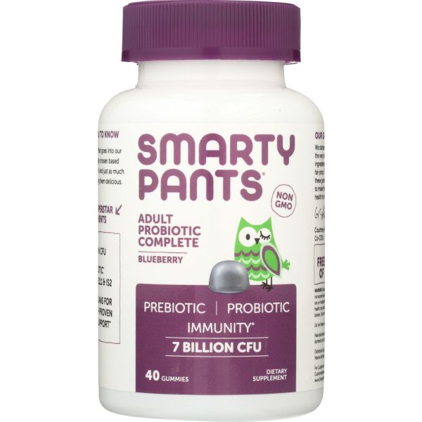 SMARTYPANTS: Adult Prebiotic and Probiotic Immunity Formula Blueberry, 40 pc