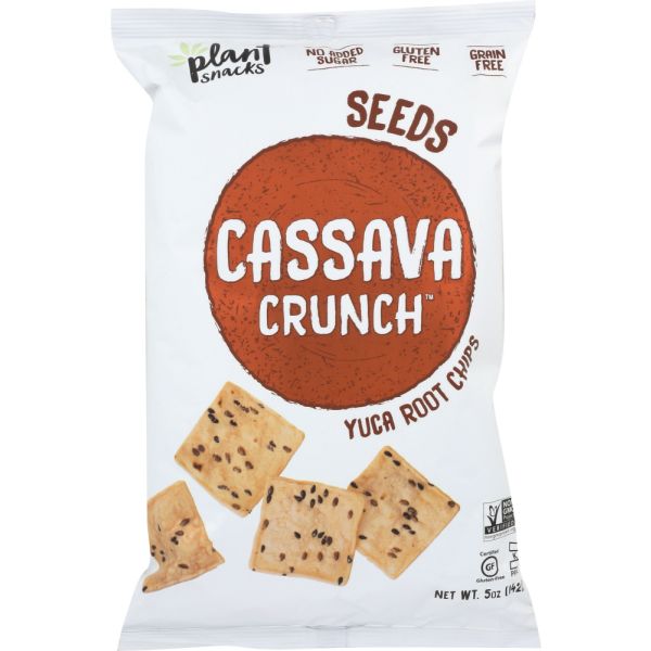 CASSAVA CRUNCH: Yuca Root Chips Seeds, 5 oz