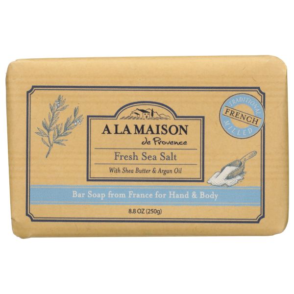 A LA MAISON: Fresh Sea Salt Bar Soap, 8.8 oz