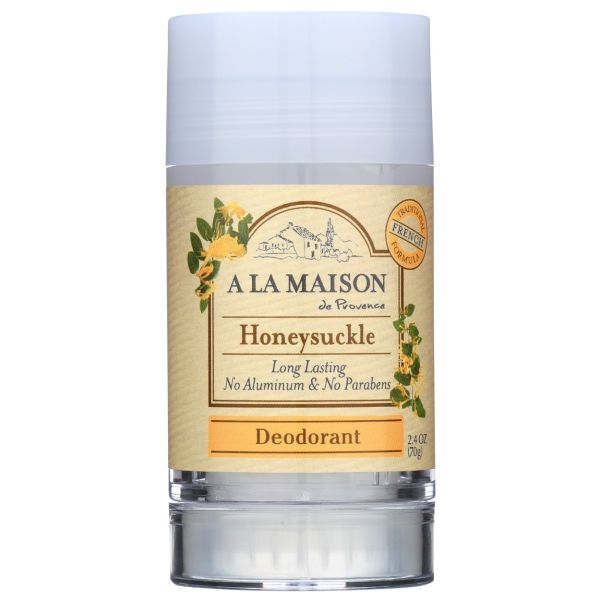 A LA MAISON DE PROVENCE: Deodorant Honeysuckle, 2.4 oz