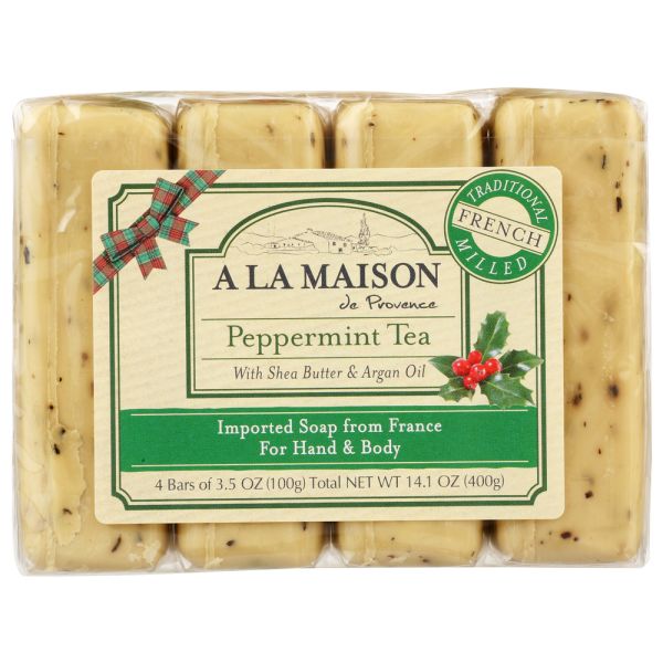 A LA MAISON: Peppermint Tea, 4 pk