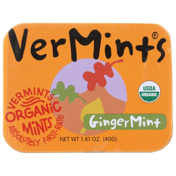 VERMINTS: All Natural Breath Mint Gingermint, 1.41 oz