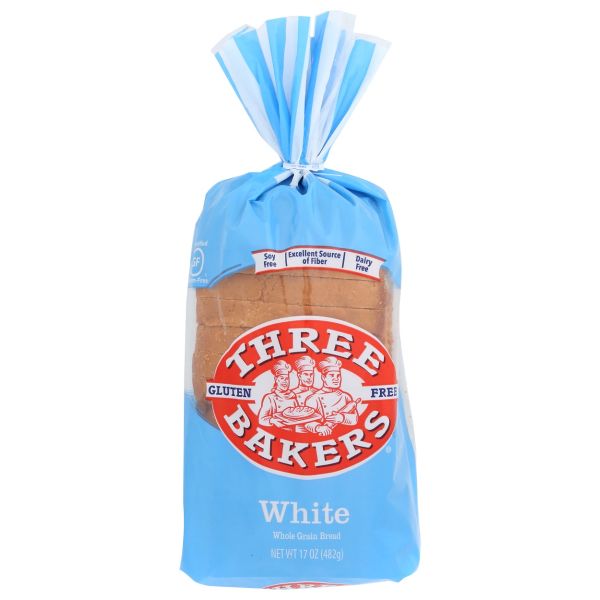 THREE BAKERS: Whole Grain Gluten-Free White Bread, 17 oz