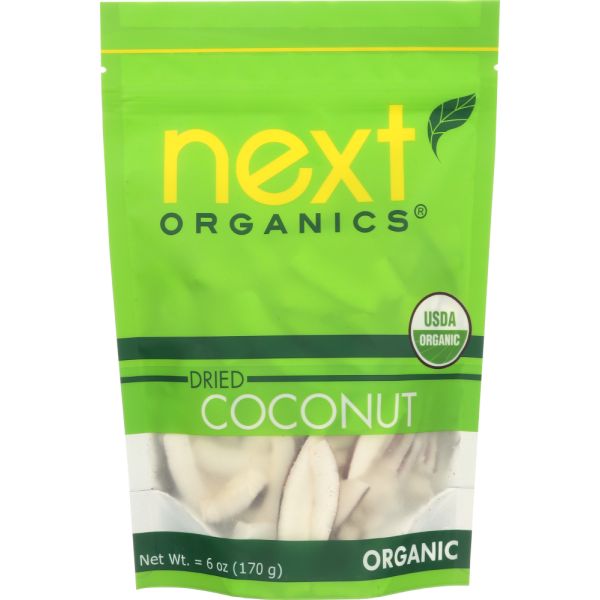 NEXT ORGANICS: Coconut Dried Organic, 6 oz