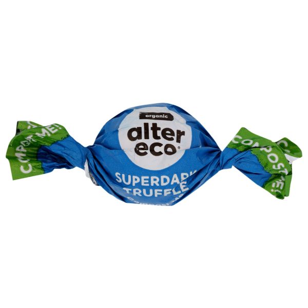 ALTER ECO: Organic Superdark Chocolate Truffles, 0.42 oz