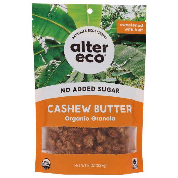 ALTER ECO: Cashew Butter Organic Granola, 8 oz