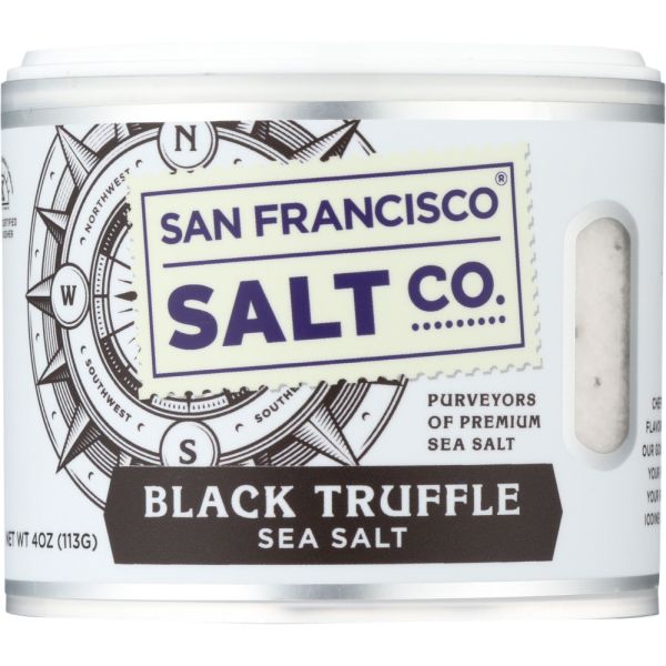 SAN FRANCISCO SALT CO: Sea Salt Black Truffle, 4 oz