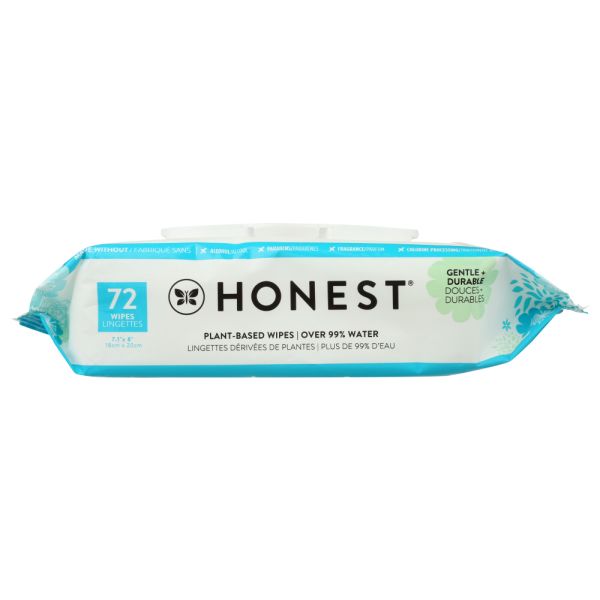 THE HONEST COMPANY: Plant Based Wipes, 72 pc